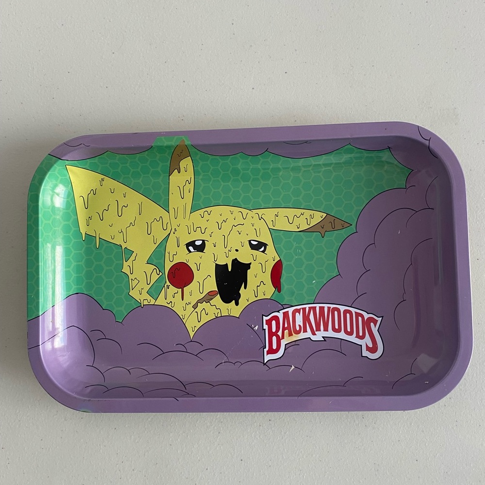 Backwoods Pikachu Metal Tray